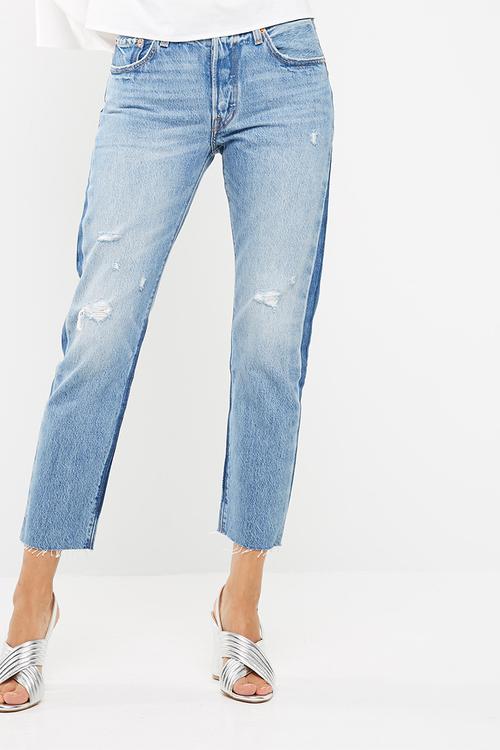 501 crop jeans