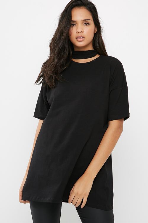 Jelica side choker tee