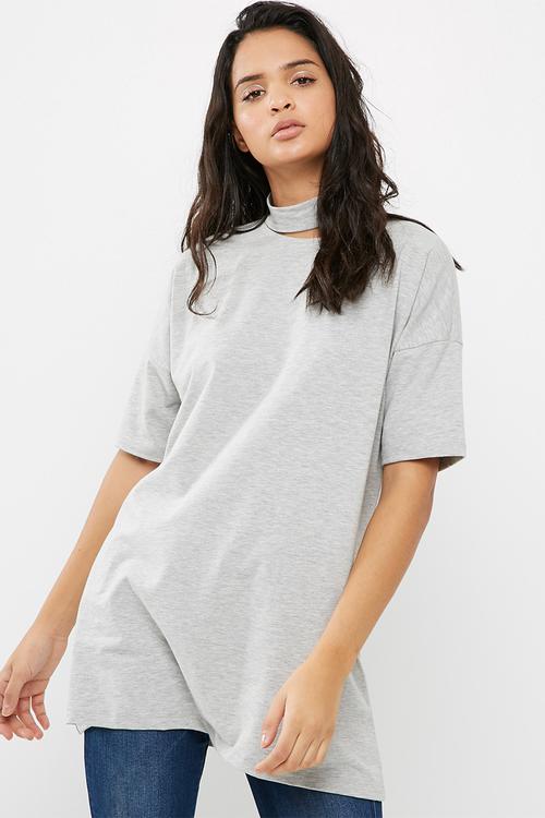 Jelica side choker tee