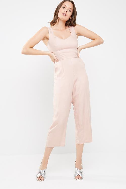 Eyelet detail jumpsuit