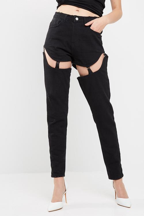 Riot high rise chap jeans