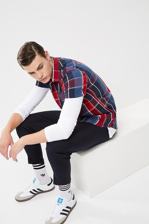 Slim fit check shirt