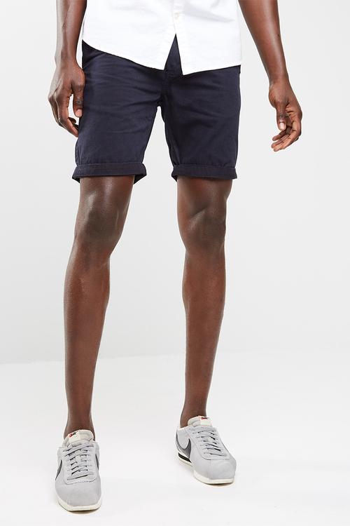 Washed chino shorts