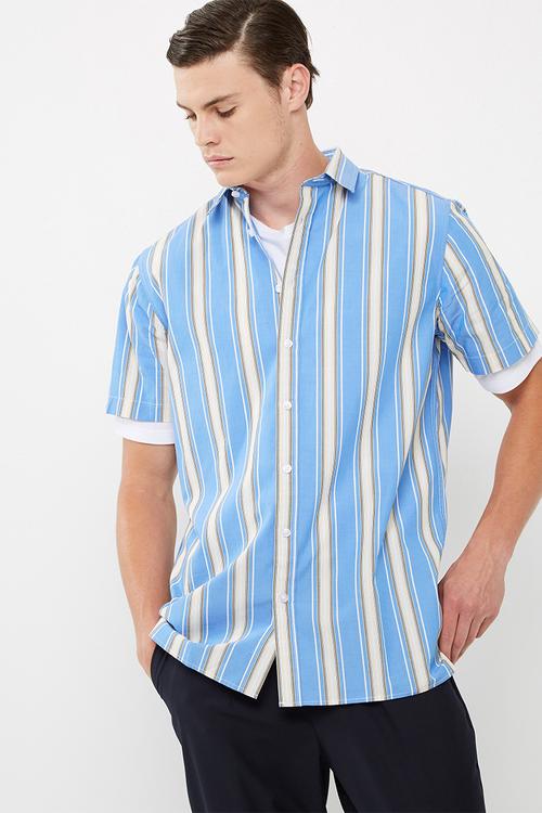 Regular fit stripe shirt