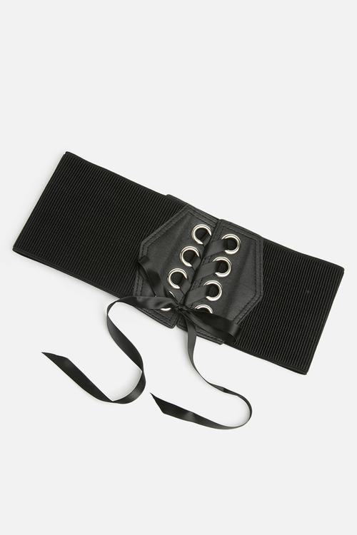 Wide corset belt