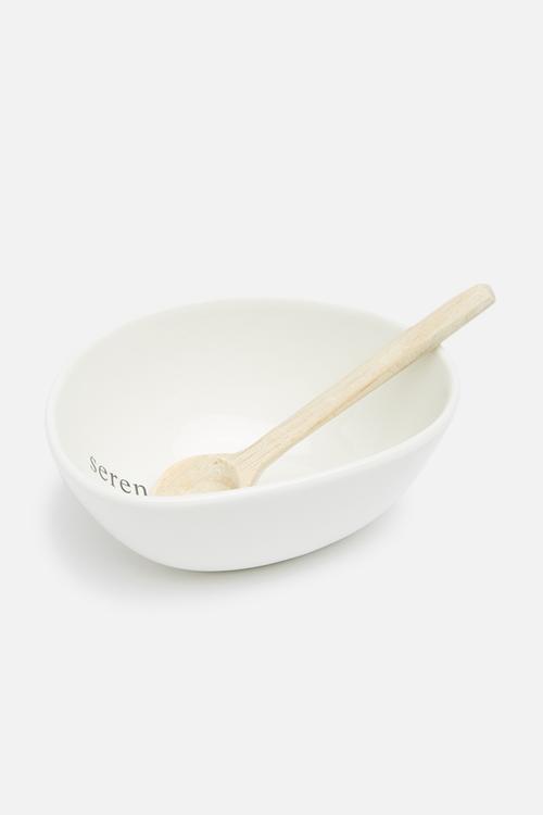 Serendipity bowl & wooden spoon