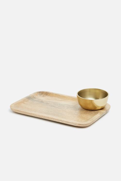 Dolma tray and bowl