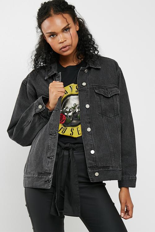 Oversized denim jacket