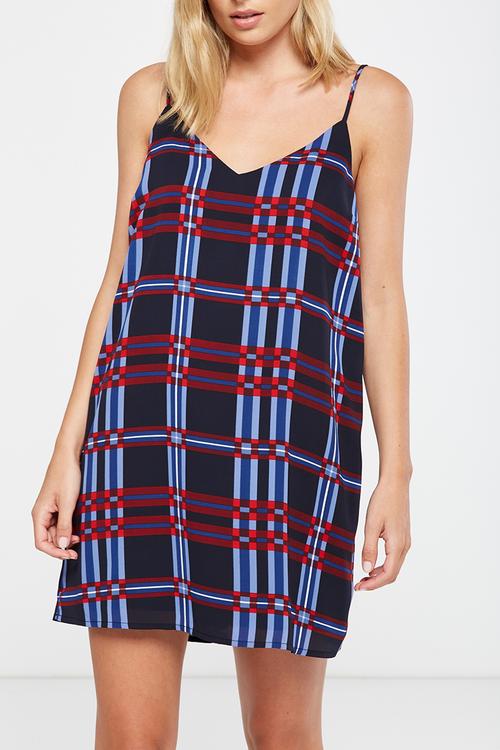 Woven margot slip dress