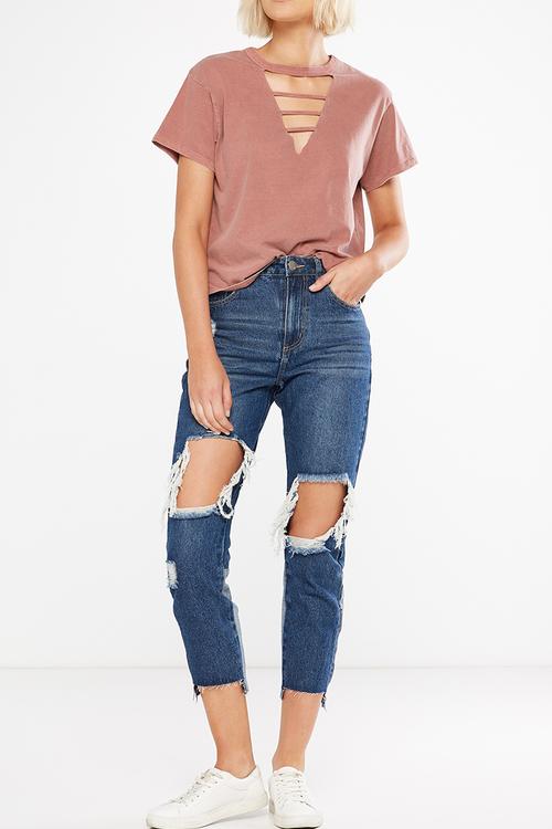High rise relaxed 90's jeans