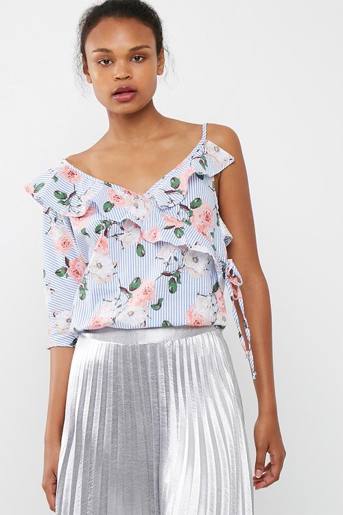 Shoulder detail blouse