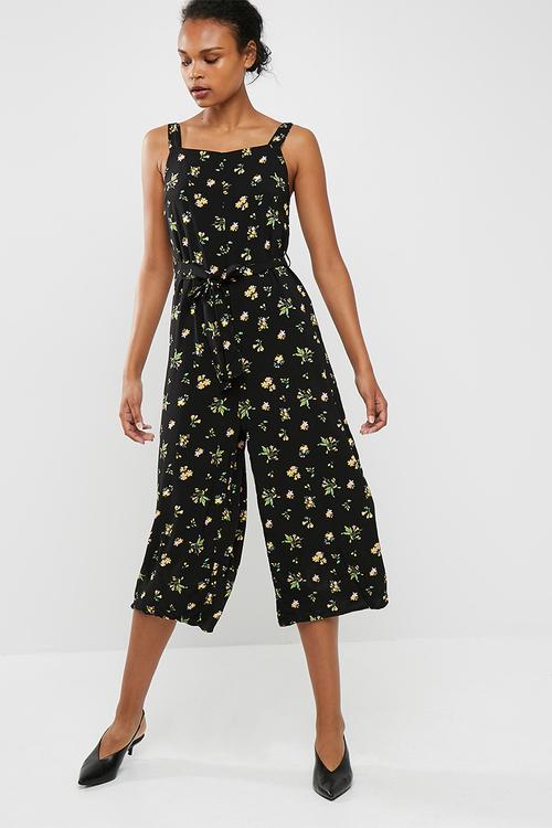 Woven jessie culotte jumpsuit