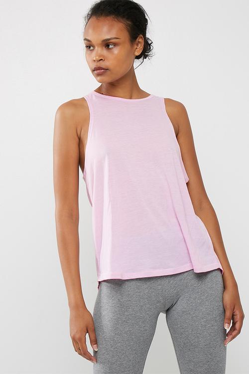 Strappy back tank top