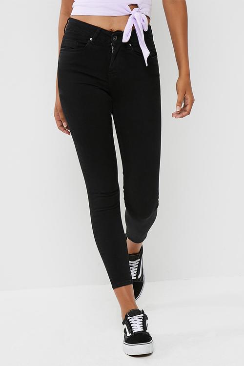 Mid rise shape embracer skinny jeans