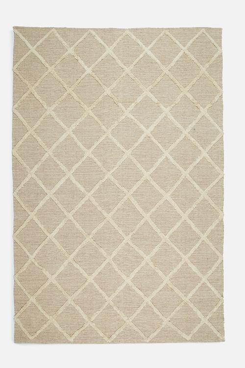 Waffle rug - beige