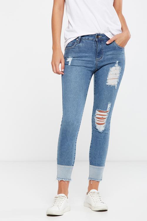 Mid rise grazer skinny