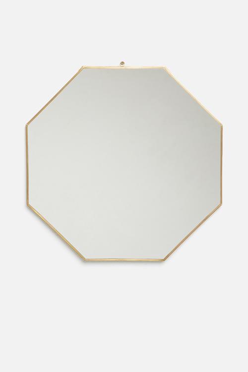 Brass mirror