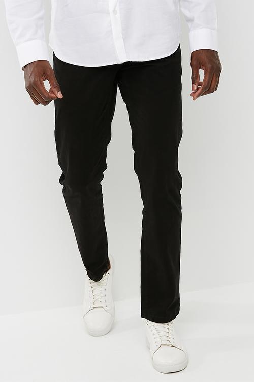 Slim fit chino - black