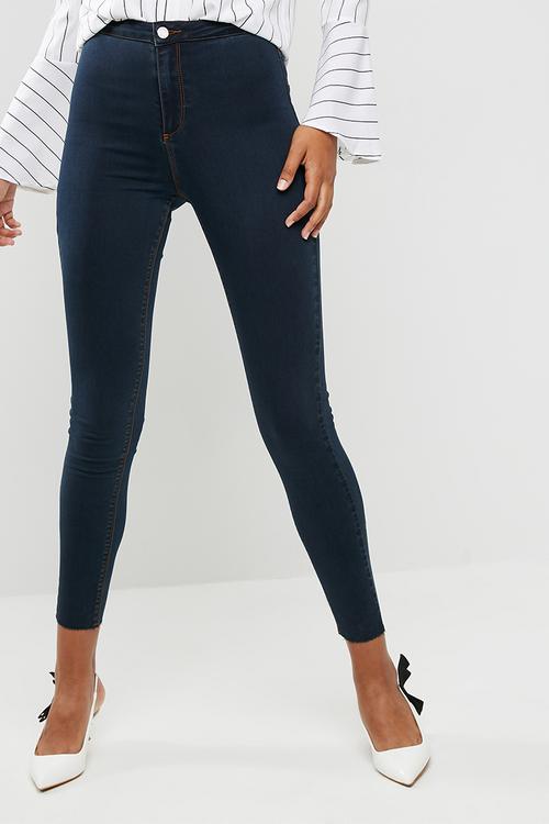 Vice high waisted skinny jeans - blue