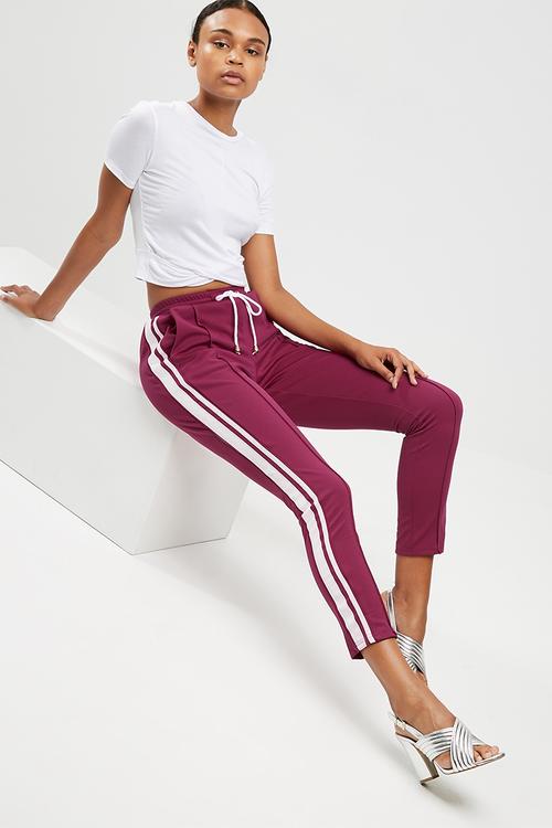 Double side stripe joggers