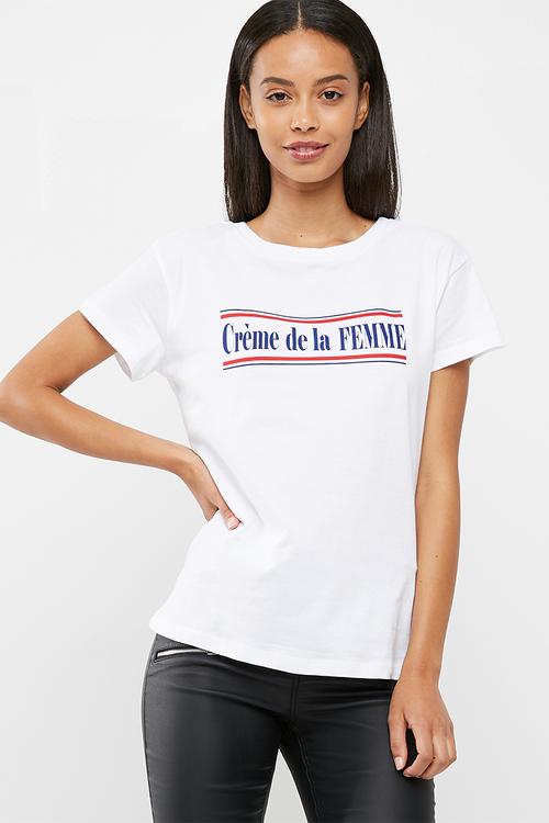Cremedelafemme tee