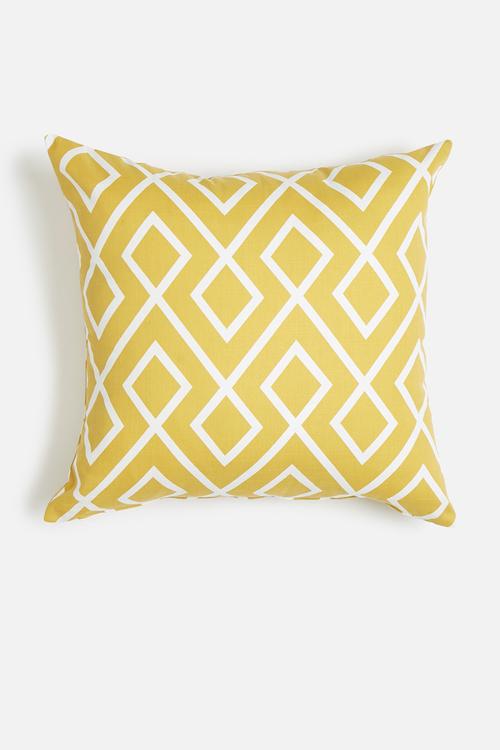 Gem cushion cover - mustard