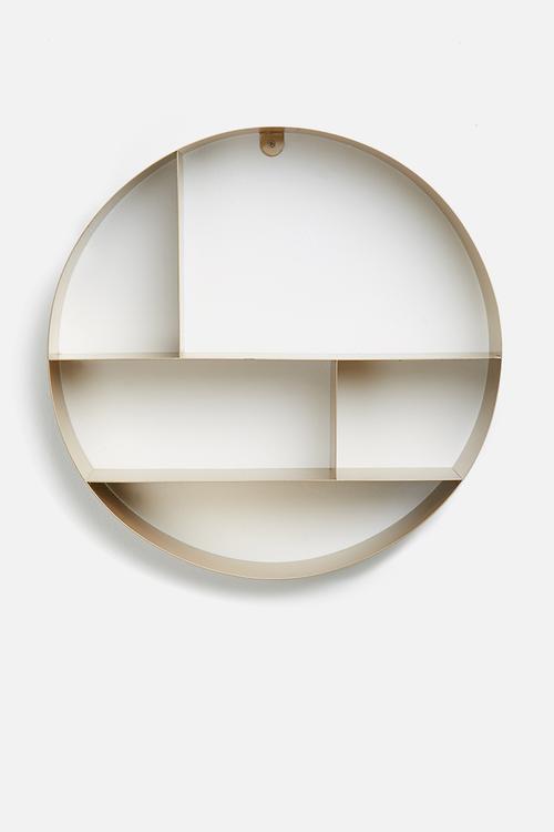 Metal circle shelf