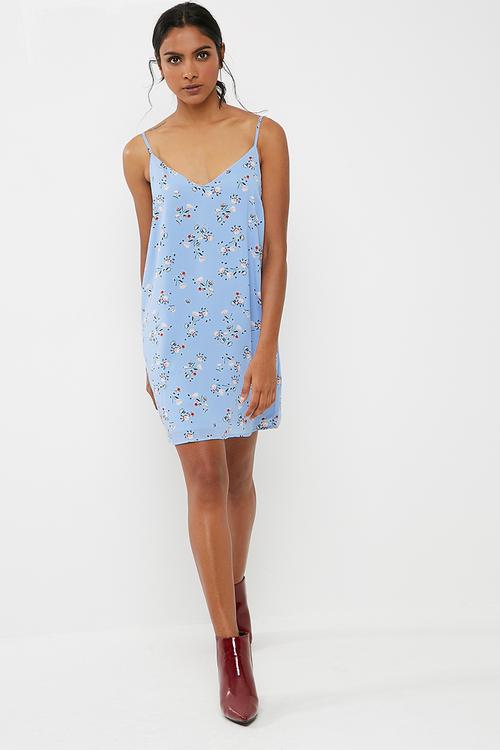 Woven margot slip dress