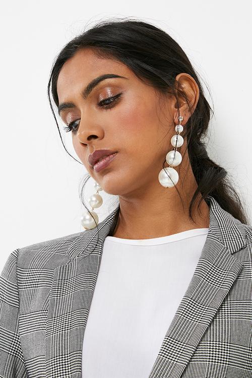 Pearl and crystal drops