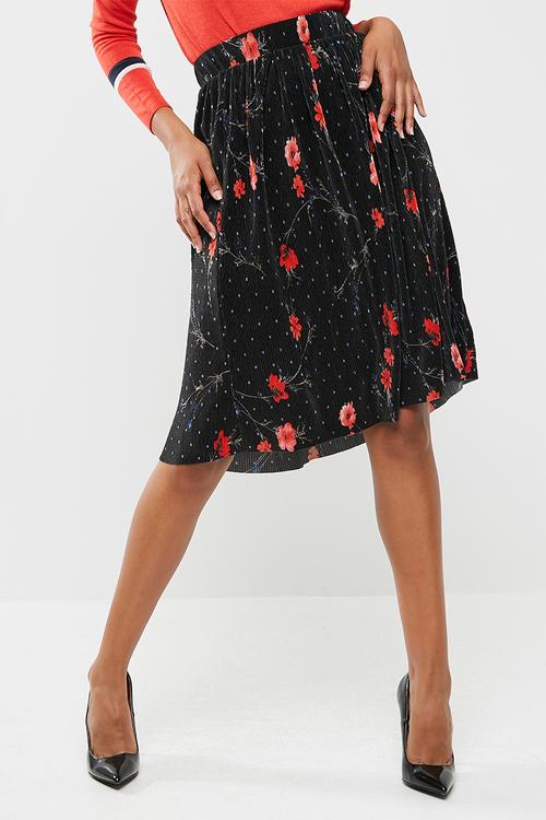 Fleur pleated skirt
