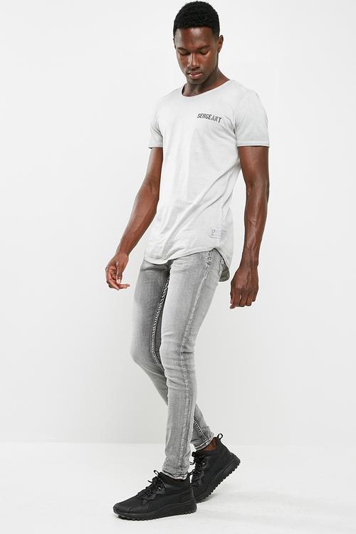 Classic trench skinny jeans