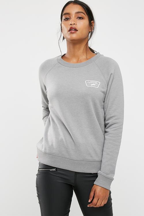 Full patch raglan crew sweat