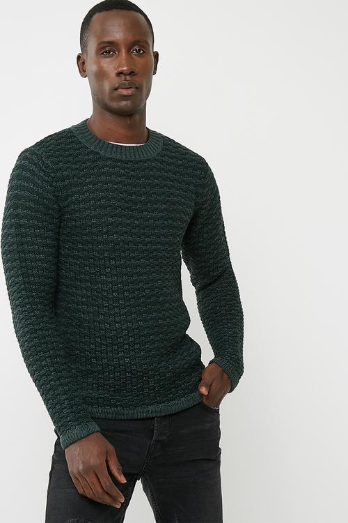 Doc textured crew knit