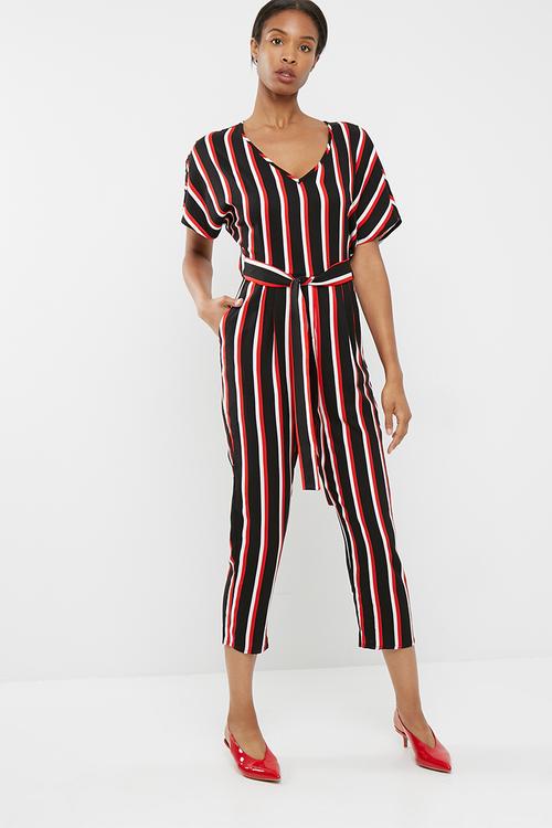 Tailored kimono sleeve jumpsuit