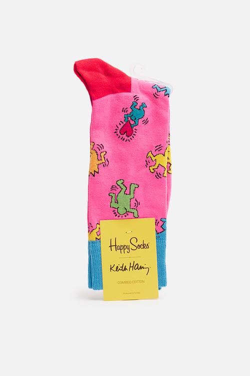 Keith Haring dancing socks