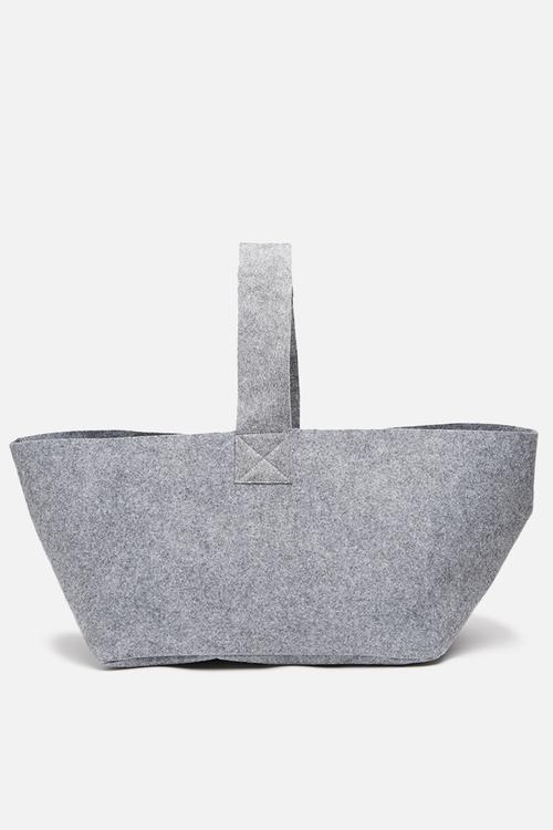 Felt storage basket