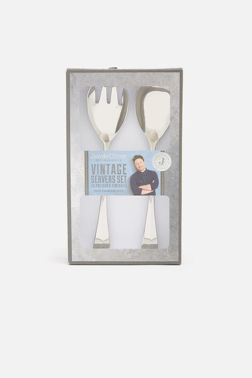 Vintage salad servers