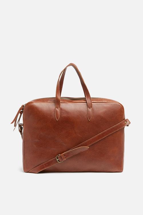 Anna leather briefcase
