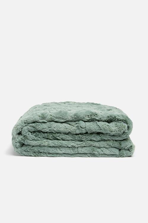 Sirocco faux fur throw