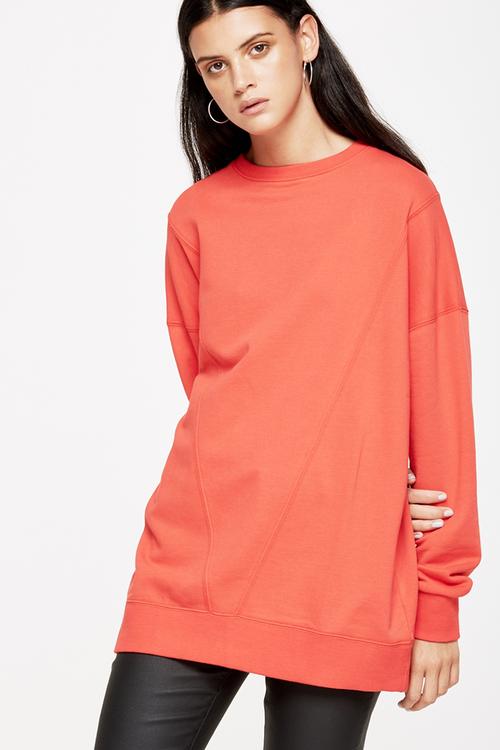 Alexis longline seam pullover