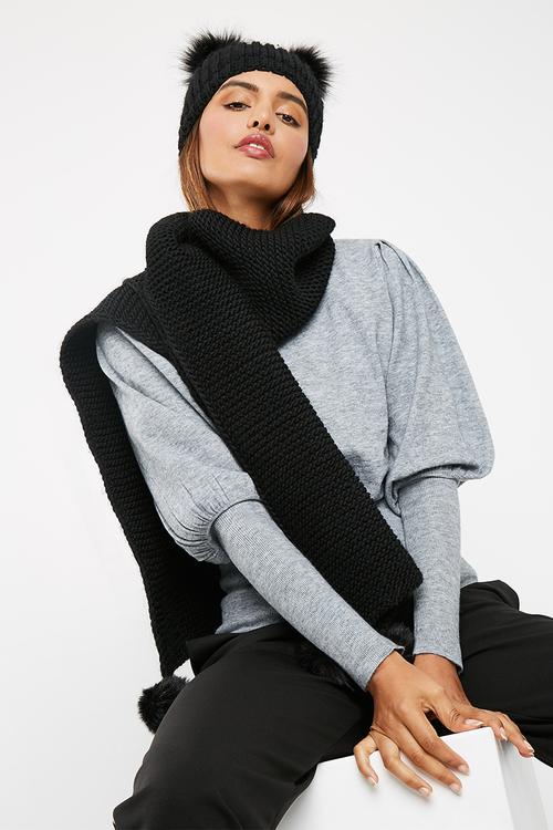 Nicci beanie and scarf set