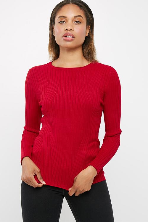 Natalia ribbed pullover