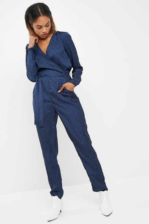 Henna satin jumpsuit