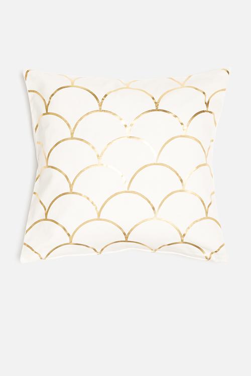 Asaim fish scale printed cushion cover