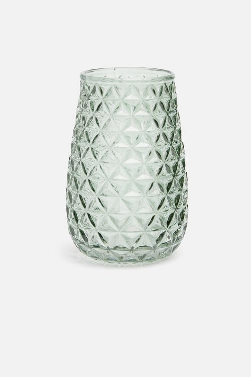 Diamond cut vase