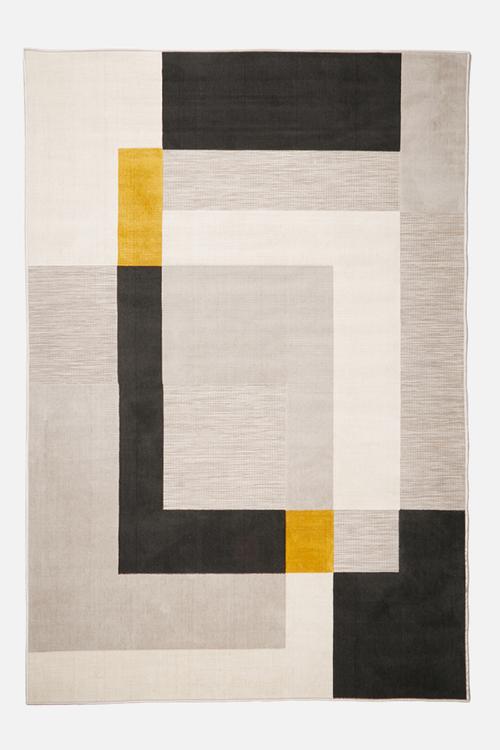 Block party citrus indoor/outdoor rug