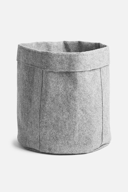 Felt laundry basket
