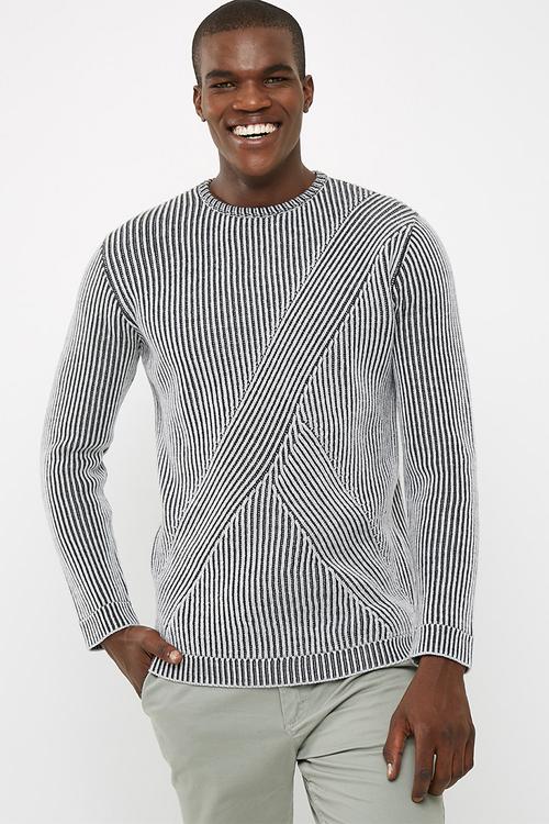Chunky textured pullover