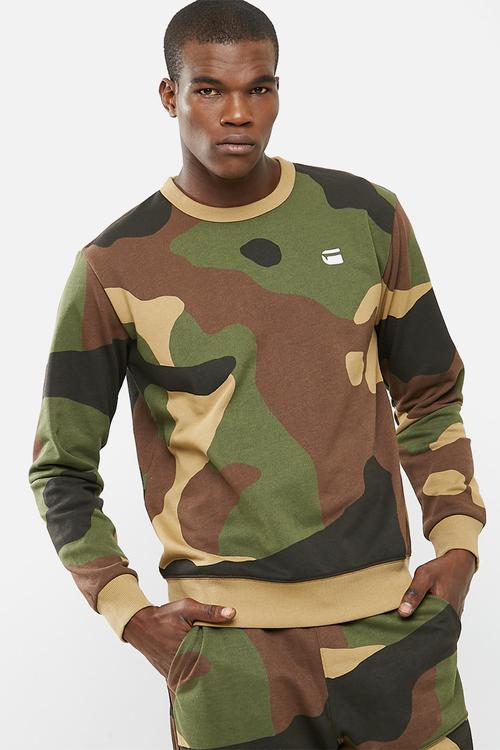 Odc stalt camo crew sweat