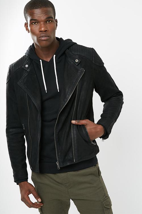 Chester leather biker jacket